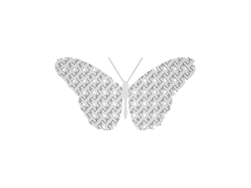 3D Printed Articulated Butterfly