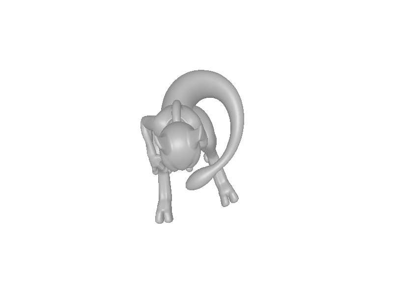 MewTwo Thinker Figurine